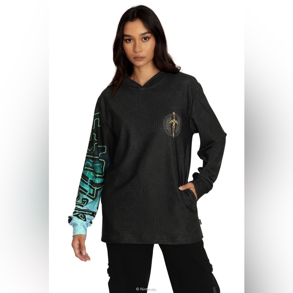 Blackmilk legend of Zelda tears of the kingdom goth gothic hoodie jacket japan - Picture 2 of 8